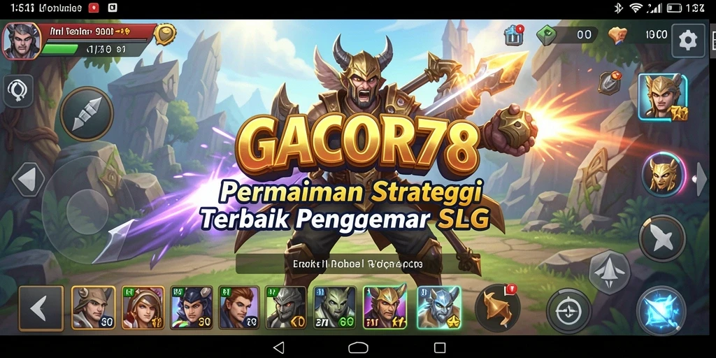 Tampilan menarik dari GACOR78 dalam gameplay SLG.