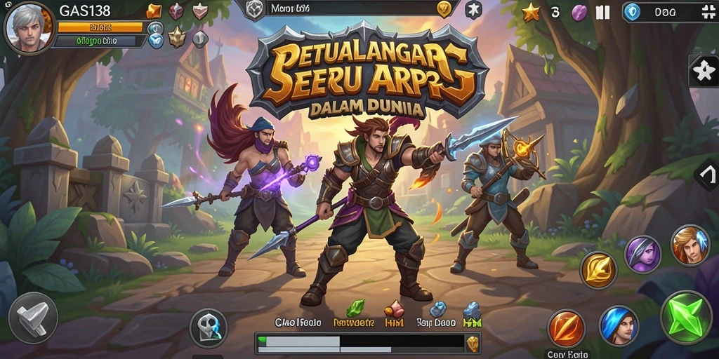 Screenshot dari gameplay GAS138 yang menampilkan aksi seru dalam dunia ARPG.