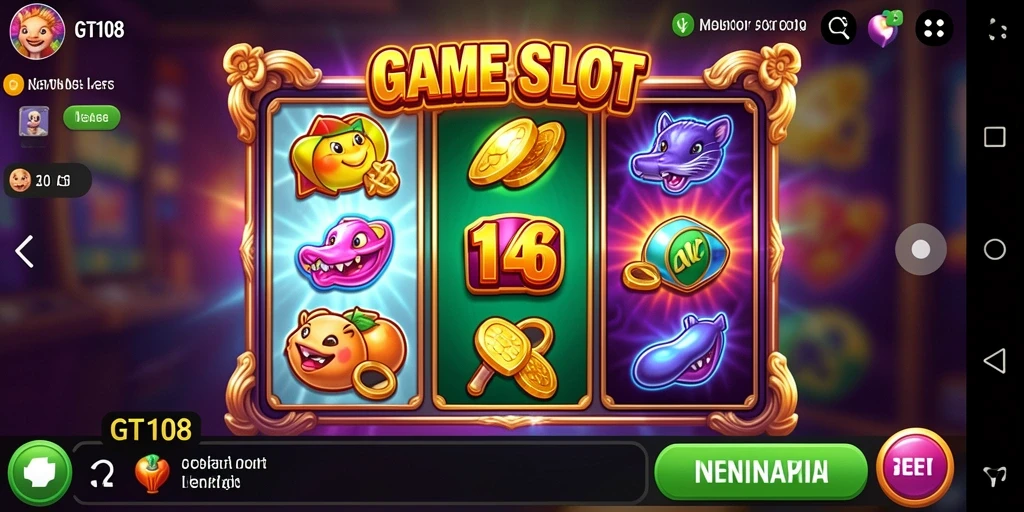 Screenshot gameplay slot GT108 menampilkan keseruan dan grafis yang menarik.