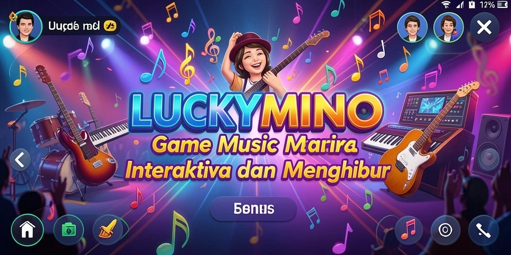 Tangkapan layar permainan <strong>LUCKYMINO</strong> menampilkan gameplay seru dengan musik yang memukau.