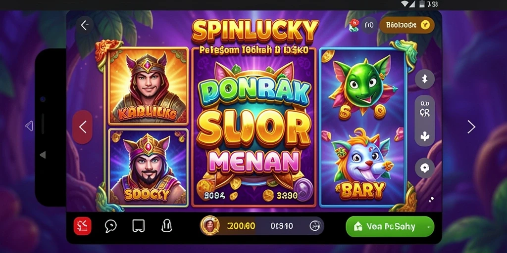 Gameplay SPINLUCKY yang menarik dengan banyak pilihan tema slot.
