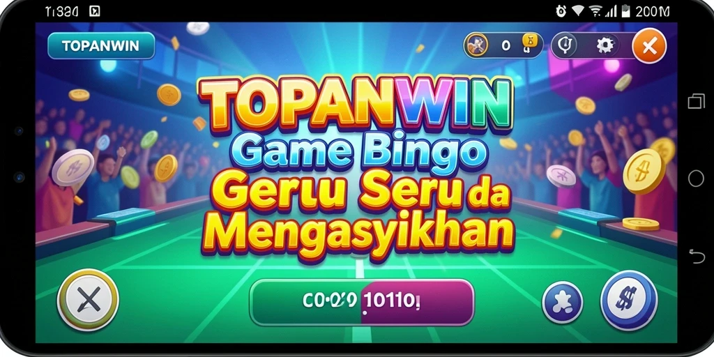 Screenshot gameplay seru di TOPANWIN yang menampilkan keseruan bermain Bingo.