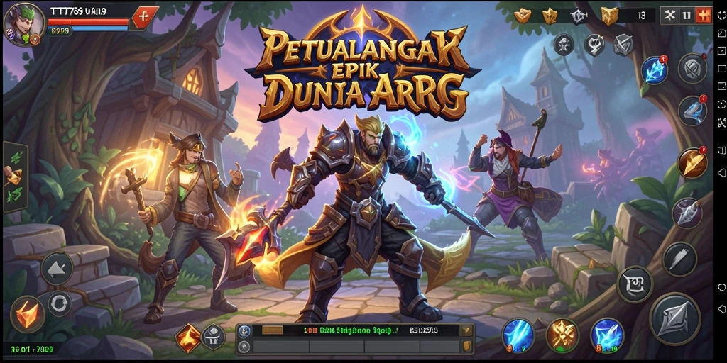 Screenshot utama TT789 menampilkan aksi seru dalam gameplay ARPG.