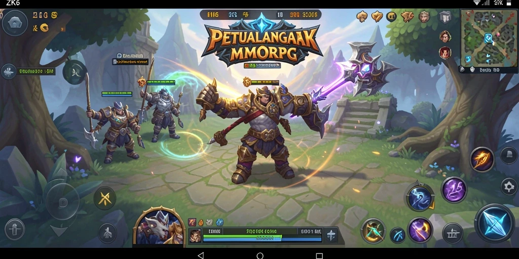 Gameplay seru ZK6 dengan grafis memukau dan interaksi pemain.